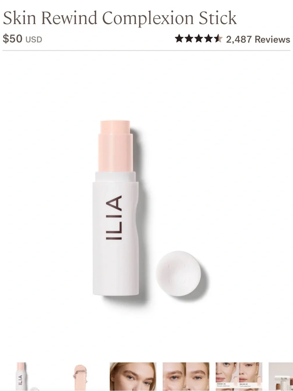 ILIA Skin Rewind Complexion Stick — Balsa 2C